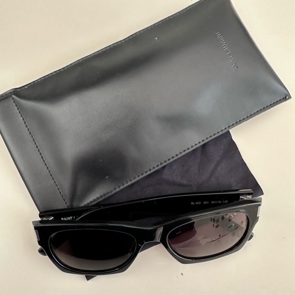 Saint Laurent 54 mm Rectangular Sunglasses - Picture 3 of 7